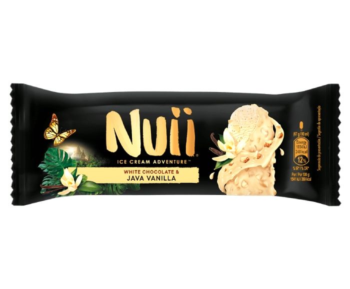 Сладолед Nuii White Chocolate & Java Vanilla 90 мл