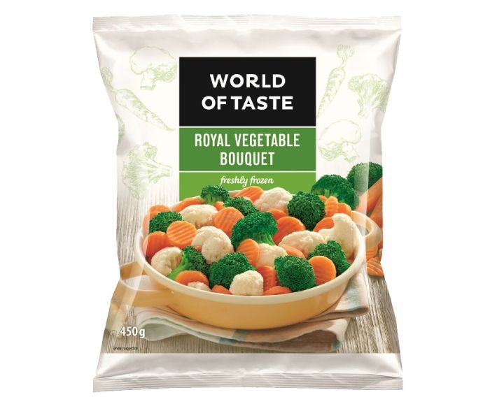 Замразени Зеленчуци за Тиган World of Taste Кралски Микс 450 г