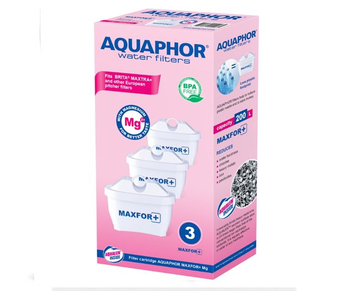 Сменяеми Филтри за Кана Aquaphor MAXFOR+Mg 200 л 3 бр