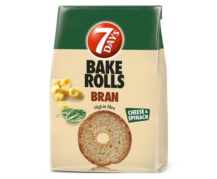 Bake Rolls Bran 7 Days Сирене и Спанак 80 г