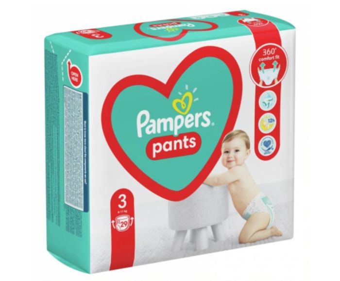Бебешки Гащички Pampers S3 Midi 6-11 кг 29 бр