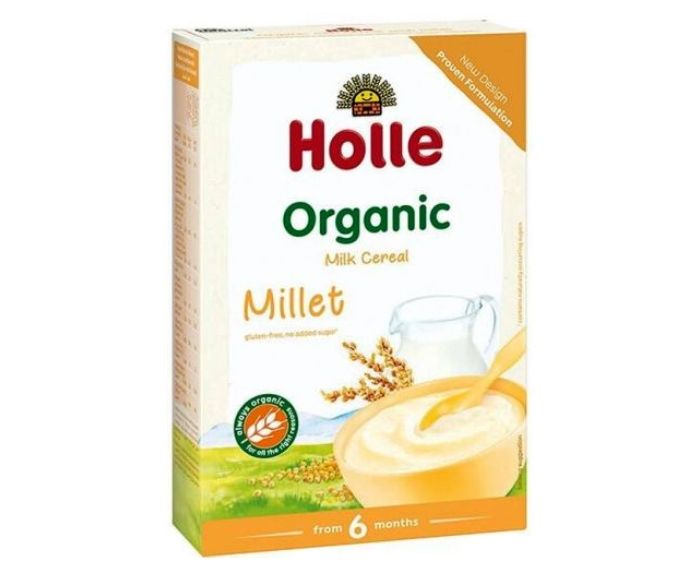 Био Млечна Каша с Просо Без Глутен след 6-тия Месец Holle 250 г