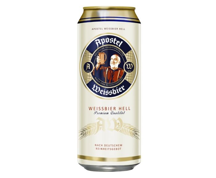 Бира Apostel Weissbier 5.3% Кен 500 мл