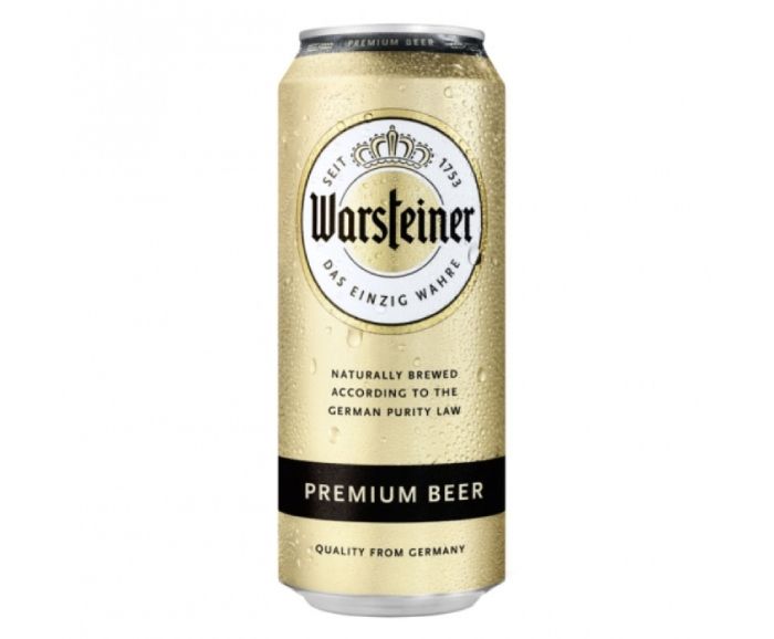 Бира Warsteiner Premium Beer 4.8% Кен 500 мл