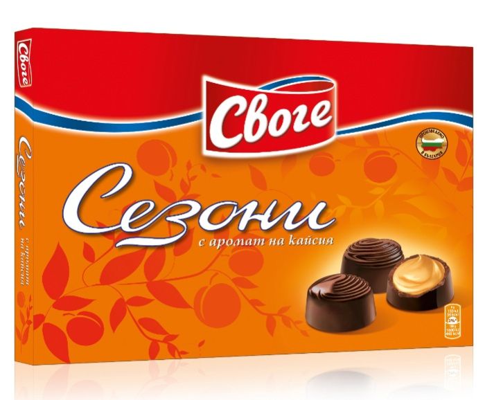 Шоколадови Бонбони Сезони Кайсия Своге 160 г