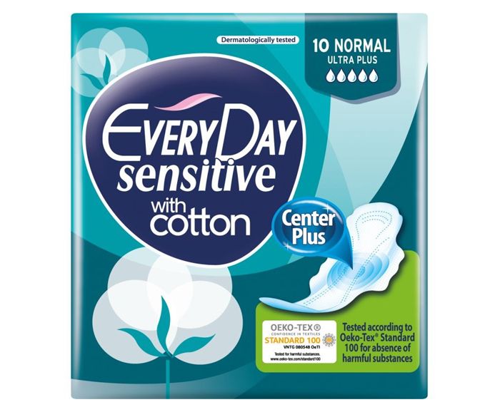 Дамски Превръзки EveryDay Sensitive Normal 10 бр