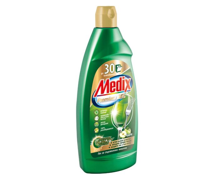Гел за Съдомиялна Medix Premium Ябълка 600 мл