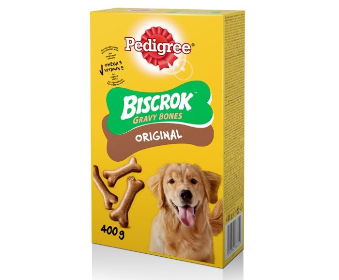 Кучешки Бисквити Pedigree Biscrok Original Gravy Bones 400 г