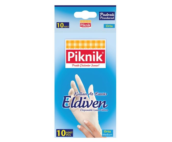 Латексови Ръкавици Piknik Размер М 10 бр