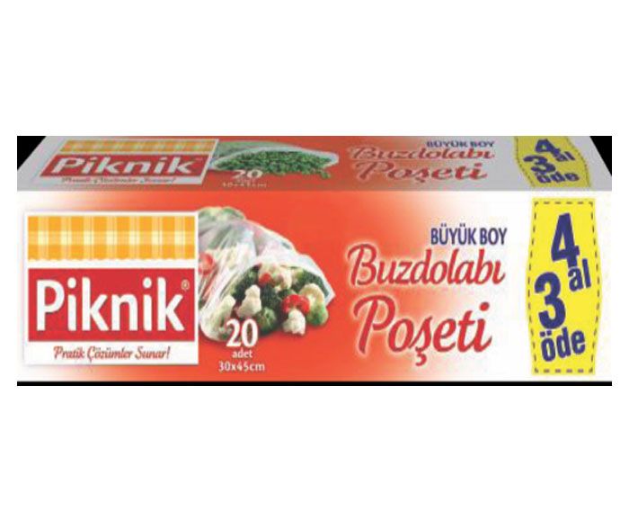 Пликове за Съхранение Piknik 30 х 45 см 20 бр