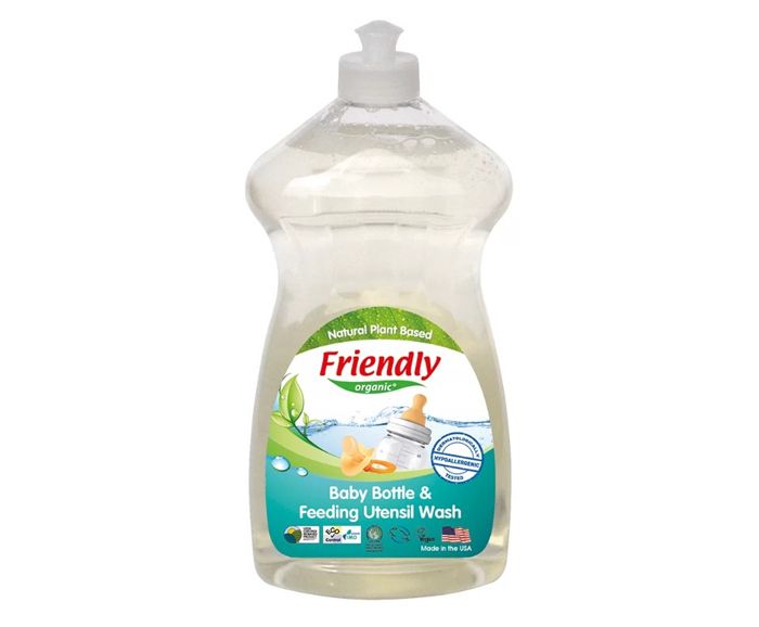 Препарат за Ръчно Измиване на Бебешки Шишета и Съдове Friendly Organic 739 мл