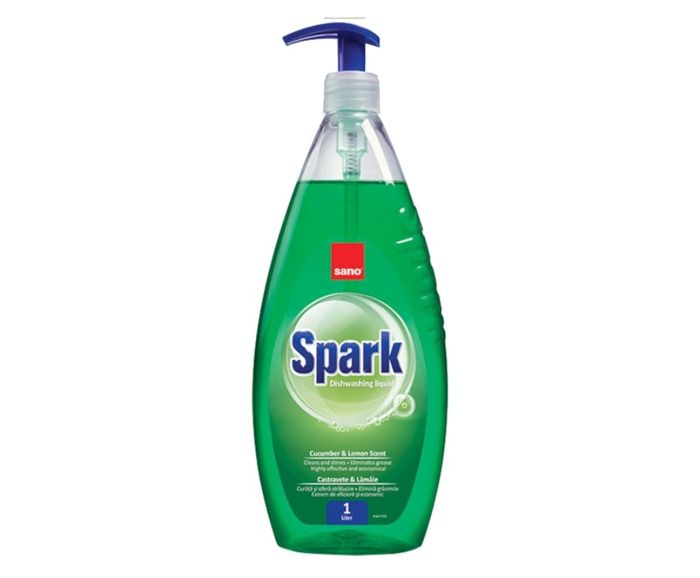 Препарат за миене на съдове Sano Spark Краставица 1 л