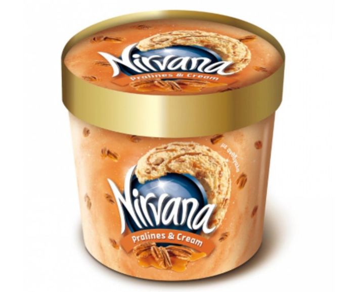 Сладолед Nirvana Бонбони и Сметана 150 мл