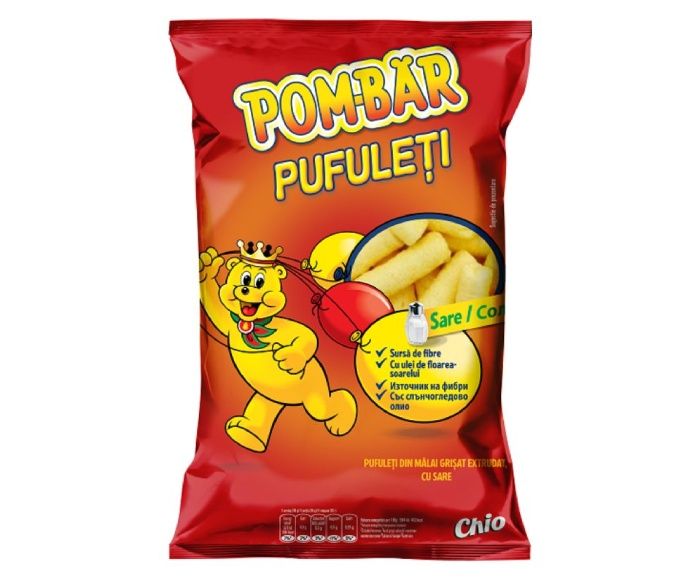 Снакс Pom-Bar Пуфулети Сол 75 г