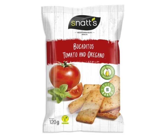 Веган Печени Соленки с Домат и Риган Bocaditos Snatt's 120 г