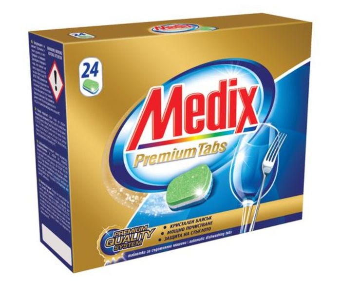 Таблетки за Съдомиялна Medix Premium 24 бр