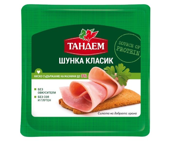 Шунка Класик Без Глутен Слайс Тандем 200 г