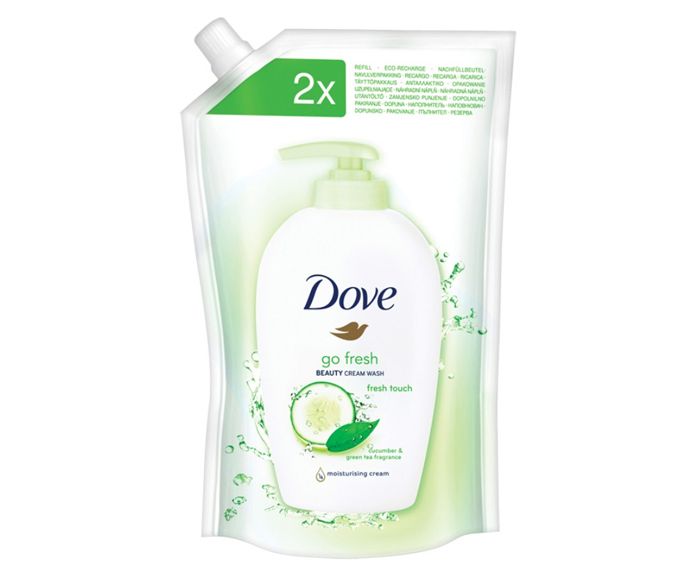 Течен сапун Dove Fresh Touch пълнител 500 мл