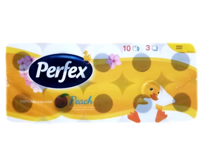 Тоалетна Хартия Perfex Peach 3 пл. 10 бр