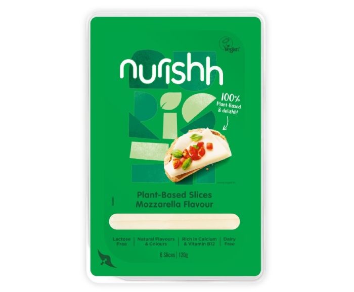 Веган Сирене Моцарела Слайс Без Лактоза Nurishh 120 г