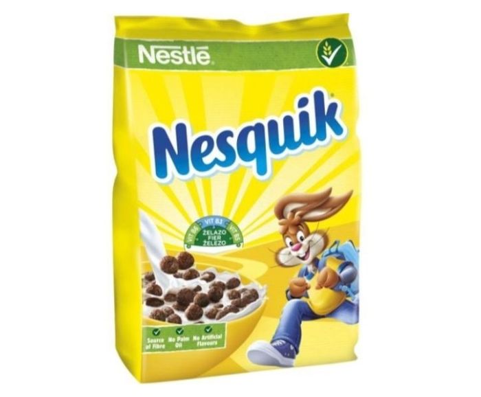 Зърнена Закуска Nesquik в Пакет Nestle 250 г