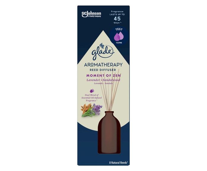 Ароматизатор Ратанови Пръчици Glade Aromatherapy Лавандула и Сандалово Дърво 80 мл