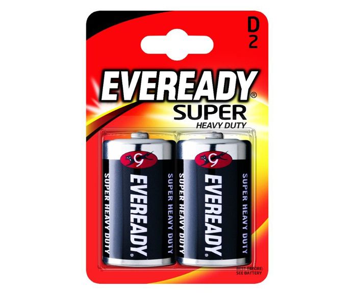 Батерии Цинкови Eveready SHD D 1.5V 2 бр