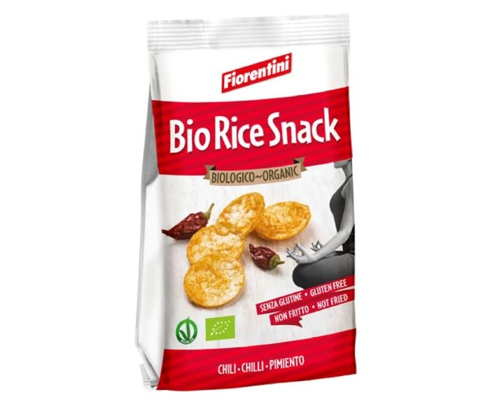 Био Веган Оризов Снакс с Чили Без Глутен Fiorentini 40 г