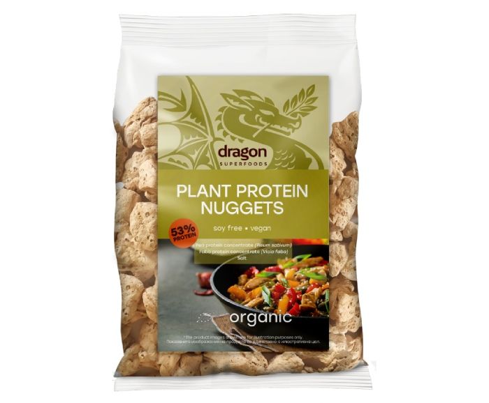 Био Текстуриран Растителен Протеин Без Глутен Nuggets Dragon Superfoods 150 г