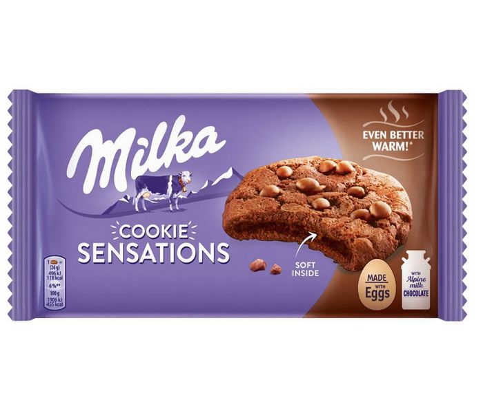 Бисквити Milka Cookie Sensations 156 г