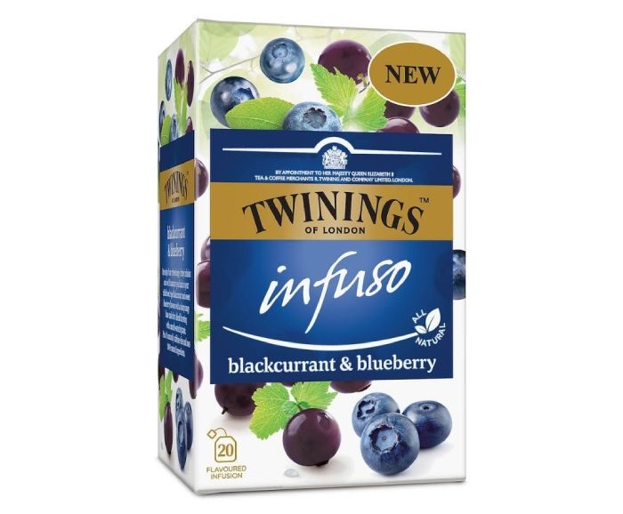 Чай Twinings Infuso Касис и Боровинка 20 бр х 2 г