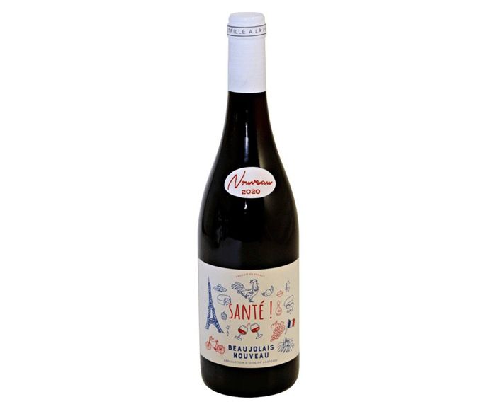 Червено Вино Beaujolais Nouveau Sante 750 мл