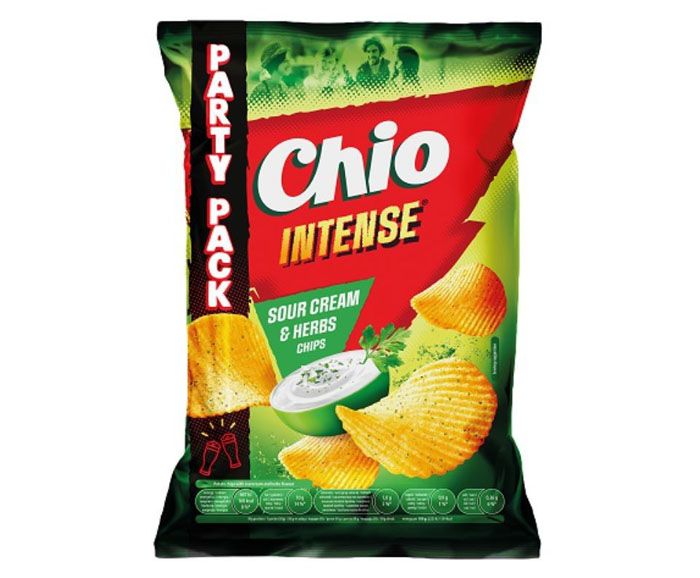 Чипс Chio Intense Сметана и Билки 240 г