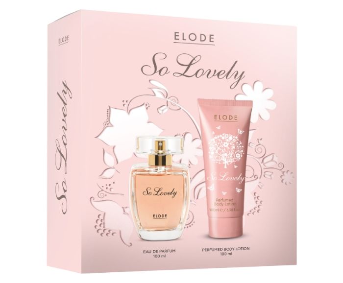 Дамски Комплект Тоалетна Вода и Лосион за Тяло Elode So Lovely 1 бр
