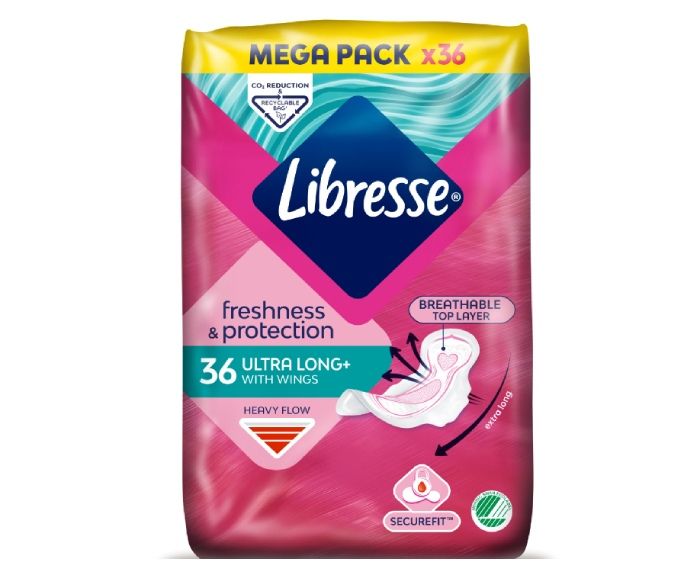 Дамски Превръзки Libresse Ultra Long Mega Pack 36 бр