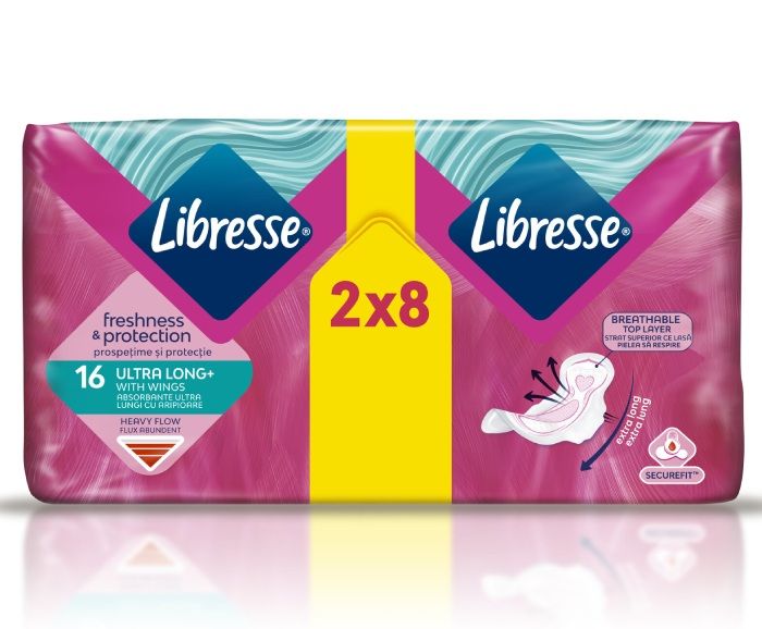 Дамски Превръзки Libresse Ultra Long Duo Pack 16 бр