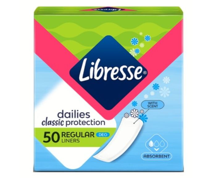 Ежедневни Дамски Превръзки Libresse Classic Protection Deo 50 бр