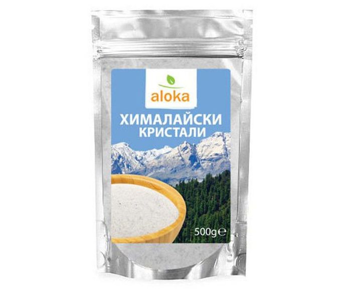 Бели Хималйски Кристали Aloka Фино Смлени 500 г