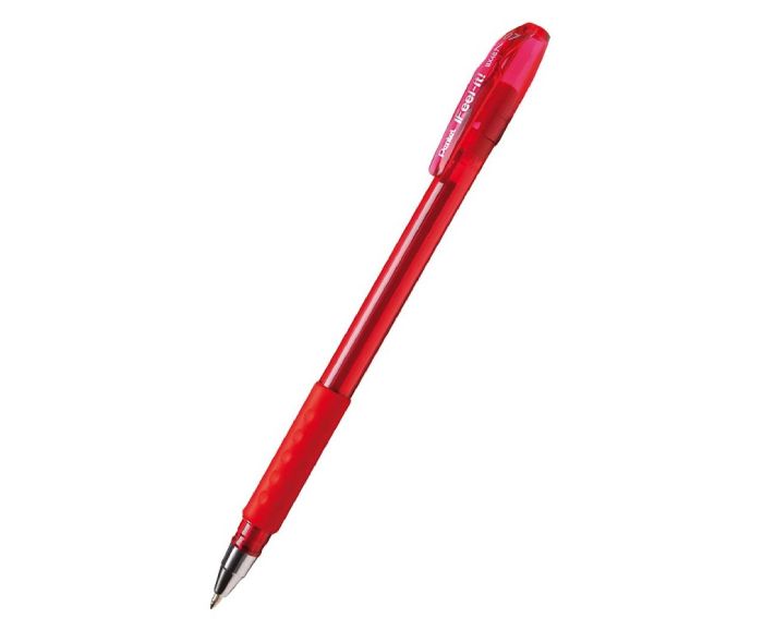 Химикалка Pentel BX487 Feel-It Червена 0.7 мм 1 бр