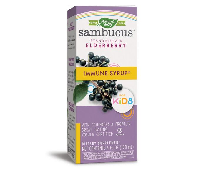 Сироп за Деца Nature’s Way Самбукус Immune с Ехинацея 120 мл