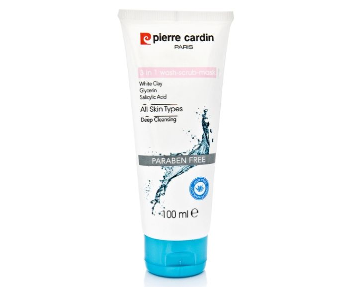 Измиващ Продукт за Лице 3in1 Wash-Scrub-Mask Pierre Cardin 100 мл