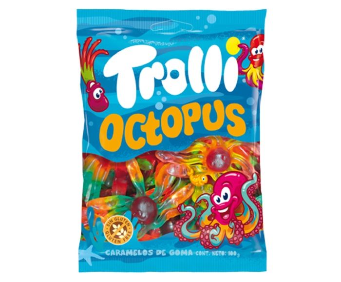 Желирани Бонбони Октоподи Trolli Octopus 100 г