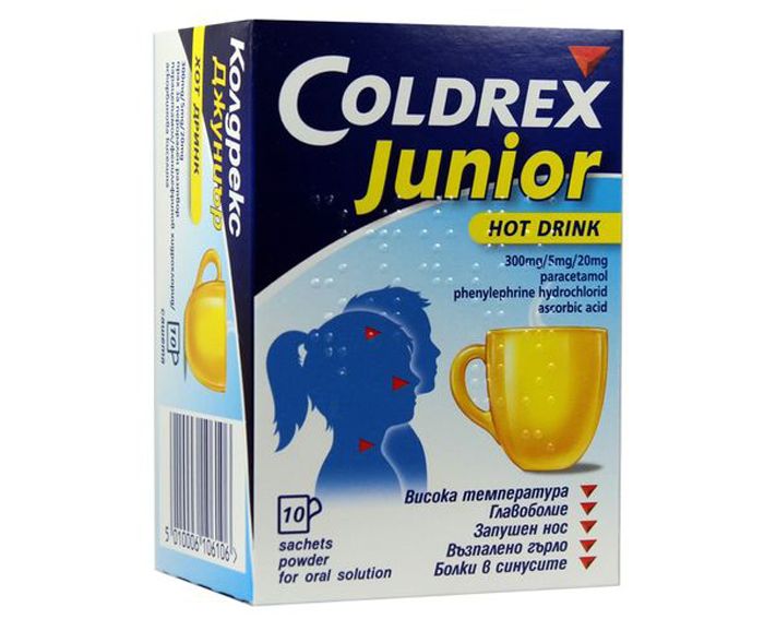 Колдрекс Джуниър 10 Сашета
