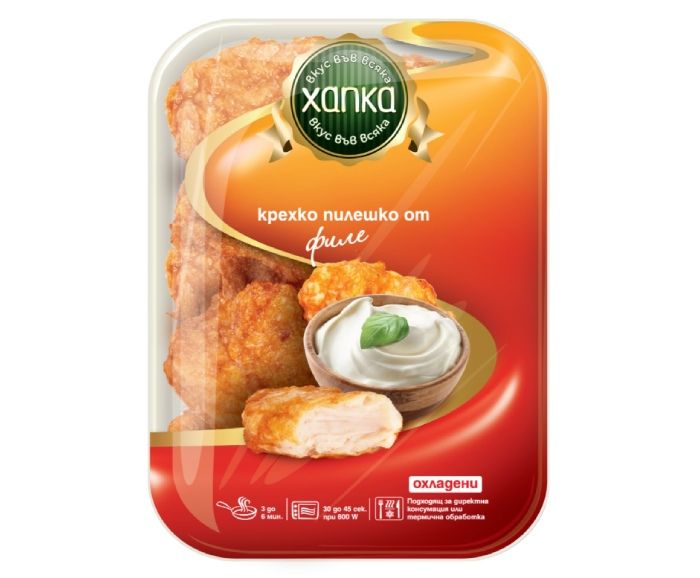 Хапки от Крехко Пилешко от Филе Хапка 160 г