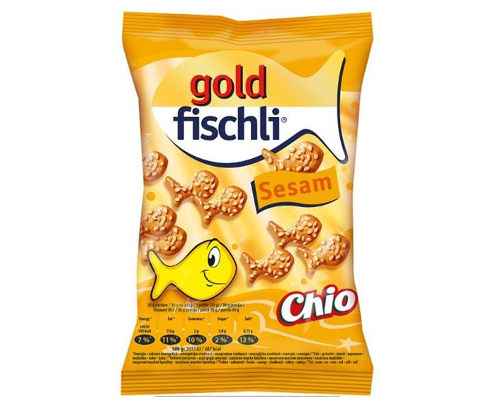 Крекери Златни Рибки Chio Сусам 100 г