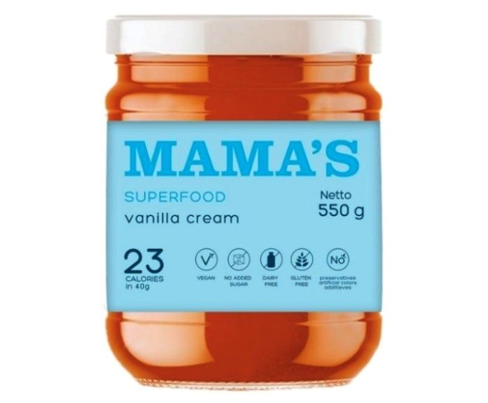 Веган Ванилов Крем Без Глутен, Без Лактоза и Без Добавена Захар Mama's 200 г
