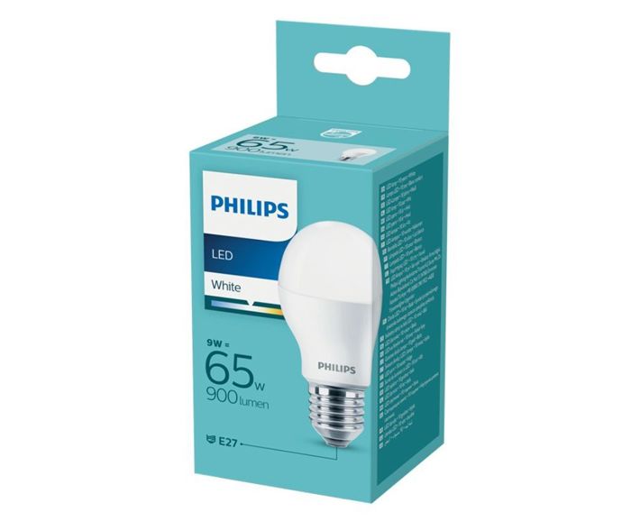 LED Крушка Philips 9W/65W E27 3000К Топла Светлина