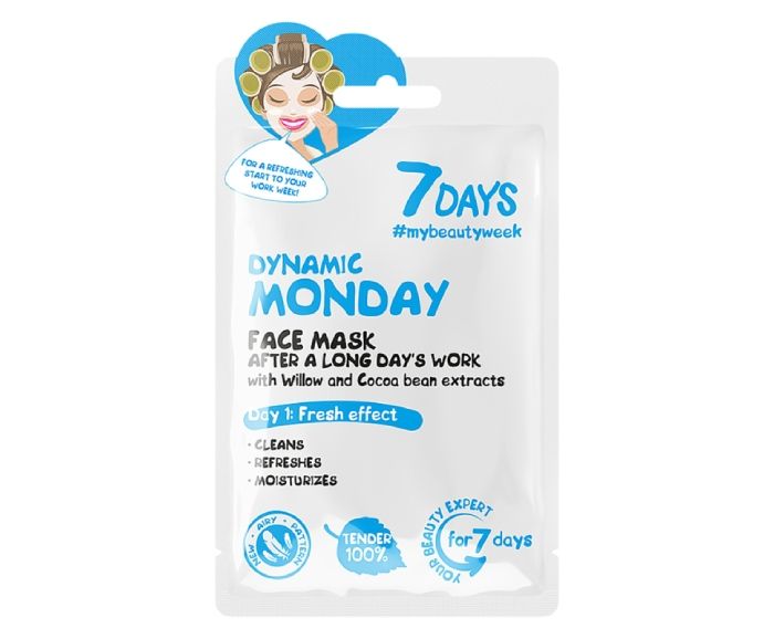 Освежаваща Маска за Лице 7 Days Dynamic Monday 28 г