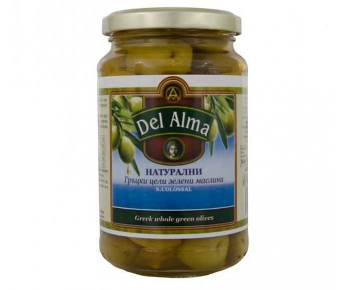 Зелени Маслини Del Alma Натурални 360 г