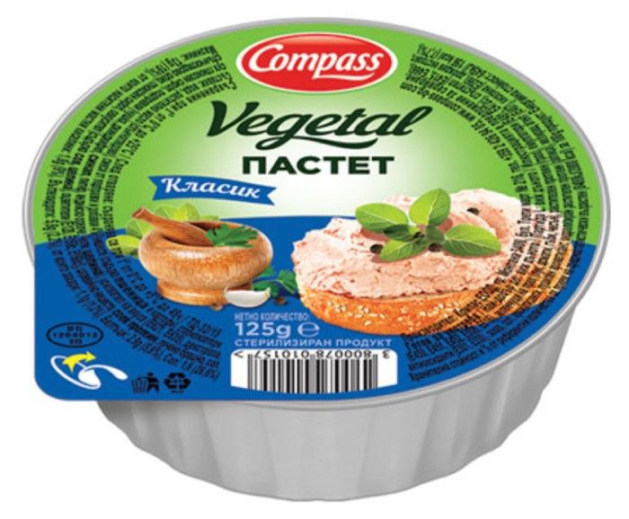 Пастет Класик Vegetal Compass 125 г